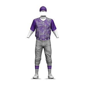 Uniforme de Béisbol Sublimado al por Mayor, Uniforme Deportivo de Manga Corta para Hombre de Alta Calidad, Conjuntos de Uniforme de Béisbol Transpirables - Product Image 1