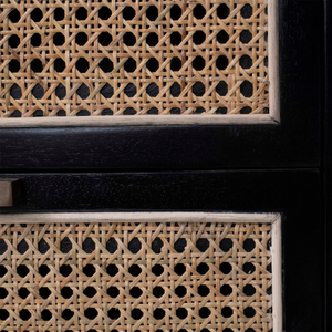 Meuble de salon en rotin avec tiroirs pour l'organisation des tables et des tiroirs et meubles de maison - Product Image 4