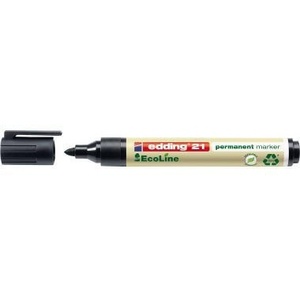 Marcador Permanente Negro Edding 21 EcoLine de 1.5-3 mm - Product Image 1