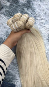 Extensions de cheveux humains de luxe, tissage, origine vietnamienne, texture naturelle douce, plusieurs longueurs, vente en gros - Product Image 3