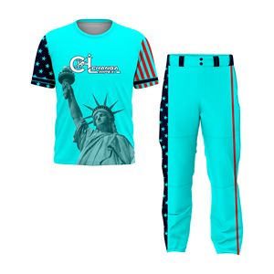 เสื้อซอฟต์บอลแบบกำหนดเองสำหรับทุกเพศ ขายส่งชุดทีมแบบซับลิเมชั่น ระบายอากาศได้ดี แห้งเร็ว โพลีเอสเตอร์ 100% โลโก้แบบกำหนดเองสำหรับกีฬา - Product Image 1