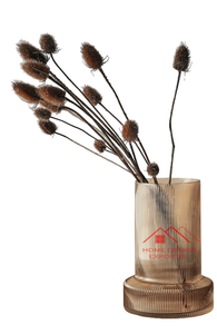 Vase à fleurs en verre transparent de grande capacité, style design moderne, décoration d'art, unique, citrouille, pour la maison, mariage, table - Product Image 3