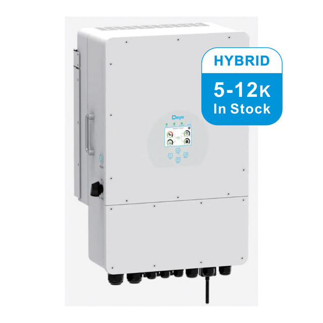Deye 5Kw 6Kw 8Kw 10Kw 12Kw Sun-10/12K-Sg04Lp3-Eu Three Phase Low Voltage Battery Hybrid Inverter