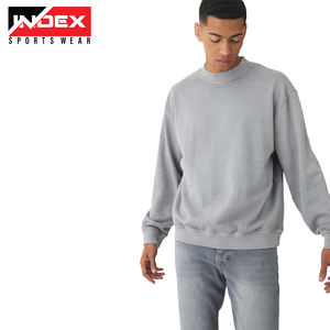 Ropa deportiva informal para exteriores personalizada para hombres adultos, sudaderas de punto sólidas con logotipo y diseño personalizados - Product Image 5