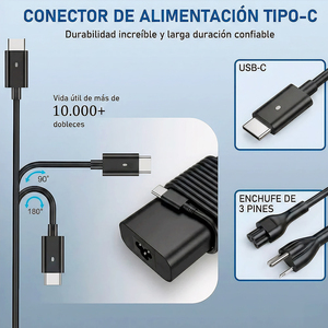 Caricabatterie USB-C da 100W per Laptop Dell, Adattatore AC per Laptop - Product Image 2