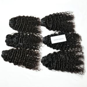 เทรนด์มาแรง ผมแท้ 100% แบบมัด  ผมแท้บริสุทธิ์แบบเรมี่ สำหรับต่อผม สีธรรมชาติ 1B  แบบเส้นผมต่อแบบเวฟ  จัดแต่งทรงผมได้  ผมแท้ธรรมชาติ 100% - Product Image 2