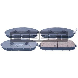 Set di pastiglie freno anteriori FEBEST (0201-Y61F) - Product Image 1