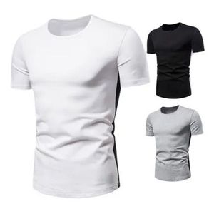 Camiseta sin mangas de talla grande con cuello redondo y manga corta para hombre, camiseta sin mangas cómoda para hombre para adultos - Product Image 1