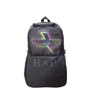 Glitter Cheerleading Dance <b>Backpack</b> for Girls High Capacity Sports Organizer Lightweight Material Reinforced Stitching <b>Backpack</b> - Product Image 3