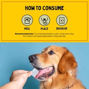 Keep your pets teeth clean and <b>breath</b> fresh with oral <b>strips</b> that fight plaque and support healthy gums daily. - Product Image 4