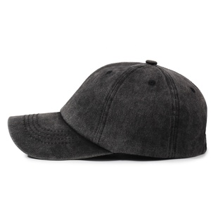<b>Top</b> Selling Custom 5-Panel Unstructured Vintage Washed <b>Distressed</b> Baseball Cap with Slightly Curved Brim - Product Image 3