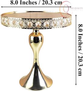 Elegante Soporte para Tartas de Metal con Aspecto Refinado, Perfecto para Bodas, Aniversarios y Decoración de Fiestas - Product Image 4