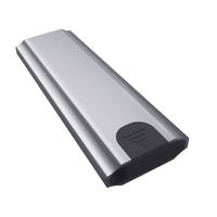 Enclosure SSD M.2 PCIe NVME Aluminium, Pembaca SSD yang Mendukung NGFF & NVME SSD dengan Antarmuka Eksternal Tipe C
