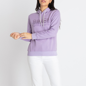 Vente en gros de sweat à capuche confortable de haute qualité à manches longues pour femmes - Product Image 5