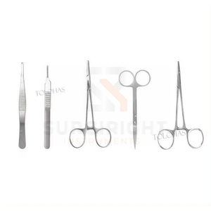 Almohadilla de práctica de sutura quirúrgica para estudiantes de enfermería de alta calidad, de sutura para entrenamiento médico Kit, instrumentos Surgiright - Product Image 6