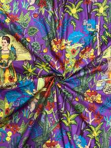 Tissu en coton cambre imprimé à la main 60x60, motif traditionnel Jaipuri, écologique et biologique, idéal pour sacs artisanaux, rideaux et vêtements pour garçons - Product Image 4