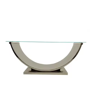 <b>Narrow</b> <b>Console</b> <b>Table</b> Classic Design Glass Top Metal Antique Theme Home Living Room Decor Handmade <b>Console</b> <b>Tables</b> Hot Selling - Product Image 1