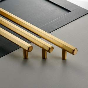 Tirador de Latón para Gabinetes del Hogar, Diseño Moderno, Duradero, de Primera Calidad, Ofrece un Rendimiento de Larga Duración para el Uso Diario en Muebles - Product Image 3