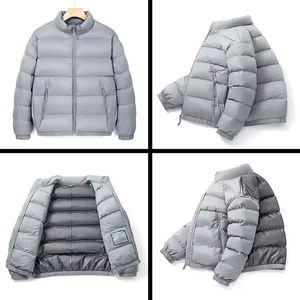 Personnalisation Meilleure qualité Mode Vente en gros Hiver Hommes Coupe-vent Veste à bulles chaude Manteau rembourré OEM Vestes bulles d'air pour hommes - Product Image 1