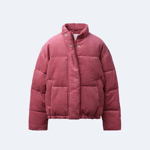 Dernières vestes matelassées en velours côtelé de haute qualité, couleur unie, chaudes et confortables, vestes écologiques avec tissu respirant 2026 - Product Image 1