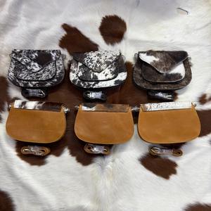 Cartera de mano de piel de vaca de estilo occidental hecha a mano de la mejor calidad, cartera elegante para mujer, bolso de mano cruzado de cuero multiusos - Product Image 3