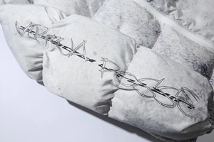 Veste bouffante pour hommes de haute qualité pour Sports de plein air coupe-vent fermeture à glissière matériau polaire respirant grande taille personnalisable - Product Image 6