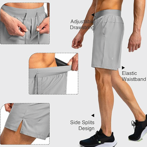 Vente en gros de vêtements de sport personnalisés de haute qualité Shorts de jogging d'entraînement de gymnastique d'été Shorts pour hommes - Product Image 5