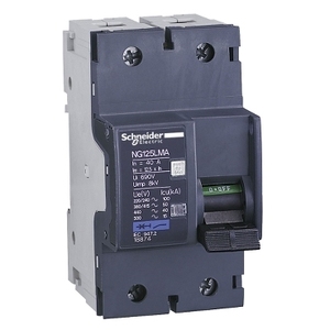 Interruttore Automatico a Scatola Stampata SCHNEIDER ELECTRIC 18872 NG125 2P 16A NG125LMA con Curva MA - Product Image 1