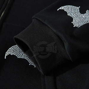 New Arrival Premium Quality Winter <b>Rhinestone</b> <b>Hoodies</b> Casual Wear Breathable <b>Rhinestone</b> <b>Hoodies</b> for Adult - Product Image 6