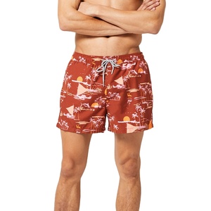 Shorts décontractés pour hommes à taille mi-haute avec cordon de serrage, mélange polyester/coton, écologiques, respirants, séchage rapide, couleur unie, personnalisables, haute qualité - Product Image 1