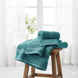 Ensemble de serviettes de bain 100% coton, écologiques, certifiées OEKO-TEX, pour la maison, l'hôtel, le spa, le salon, absorbantes, douces, respectueuses de la peau - Product Image 3