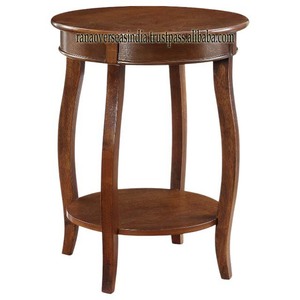 Nouvelle arrivée Offre spéciale Table d'appoint ronde en bois Table basse au design moderne pour le salon, la chambre à coucher et la maison à prix compétitif - Product Image 2