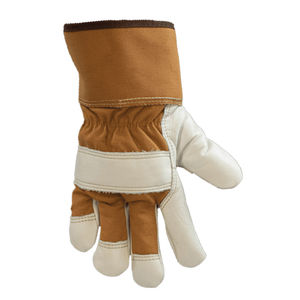 Hot Selling 14' Cow Split Leather Welding Gloves Industrial <b>Safety</b> Protective Welder Gloves Winter Long Hand Leather Gloves - Product Image 6