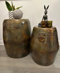 Mesa auxiliar de aluminio moderna de fabricante OEM para decoración de sala de estar con diseño ligero, duradero y elegante - Product Image 6