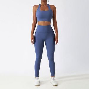 Conjunto de ropa activa de calidad superior 2024 para mujer, mallas de Yoga para Fitness, conjunto de Yoga sin costuras, conjunto de ropa activa de talla grande - Product Image 5