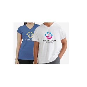 เสื้อยืดผู้ชายแขนสั้นพิมพ์โลโก้ได้ทั้งชายและหญิงทำจากโฟม3D สั่งผลิตจากผ้าฝ้าย100% OEM แบรนด์ของคุณ - Product Image 2