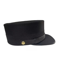 Casquette Kepi d'immigration pour dames de Gambie personnalisée de haute qualité avec couvre-chef uniforme professionnel insigne pour officiers