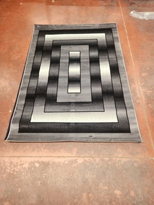 Ensemble de tapis de salon Adiva en jacquard floral turc moderne, tissé en polypropylène, fabriqué à la machine, à poils longs, avec support en jute rembourré - Product Image 6