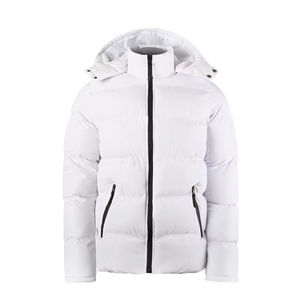 Chaqueta Acolchada Ligera de Diseño Personalizado OEM ODM para Hombre, Chaqueta Acolchada Gruesa y Cálida de Estilo Urbano - Product Image 3