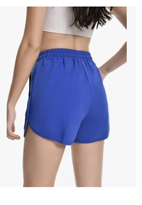 Pantalones Cortos Deportivos Casuales de Algodón para Mujer, Estilo Informal, con Dobladillo Curvo, para Verano, con Cordón Ajustable, para Hacer Ejercicio - Product Image 6