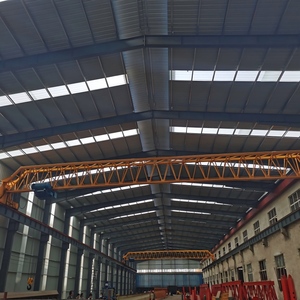 رافعة علوية متحركة بحمولة من 1 طن إلى 10 طن تستخدم هيكل عمود الورشة الموجود مع محرك وتحكم أرضي وعن بعد - Product Image 2