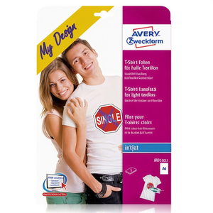 AVERY ZWECKFORM My Design A4 5Bl Papier et film de transfert textile - Product Image 2