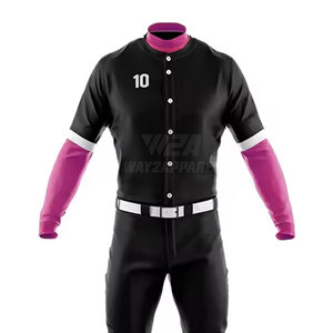 Uniforme de baseball sur mesure de haute qualité, maillot de baseball très vendu, vêtements d'équipe, uniforme de baseball - Product Image 6