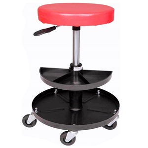 Chaise élévatrice à roulettes pneumatique de 300 lb avec plateau de rangement pour outils, chaise de mécanicien portable pour garage, montage facile GAPGAR029 - Product Image 1