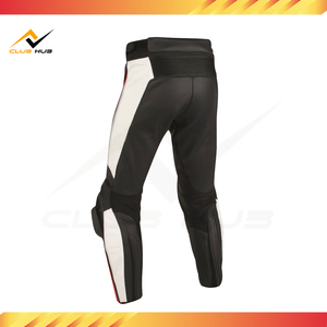 Pantalons de course moto en cuir d'hiver en gros, options personnalisables, ajustement parfait, doublure intérieure respirante, sécurité renforcée - Product Image 5