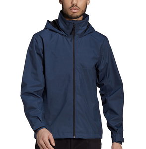 Chubasquero cortavientos con logotipo personalizado otoño resistente al agua impermeable con cremallera hacia arriba - Product Image 4