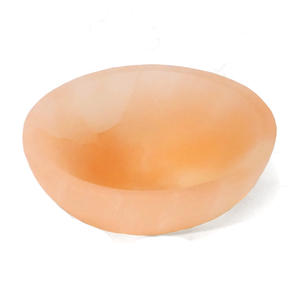Fabriqués à la main 100% naturel himalayen rose sel bols sur mesure lampe décoration de la maison fleur sculpture Technique faible profondeur vente - Product Image 3