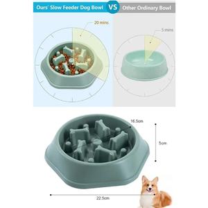 Comedero Lento para Perros, Dispensador de Comida para Mascotas Anti-Engolpes - Product Image 3