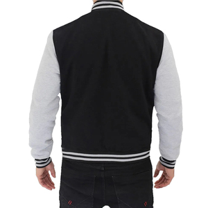 Chaqueta Varsity Clásica de Lana con Cierre de Cremallera, Estilo Bomber, Personalizable con Logotipo, Gruesa, Impermeable y Resistente al Viento, para Invierno, Universidad o Béisbol - Product Image 3