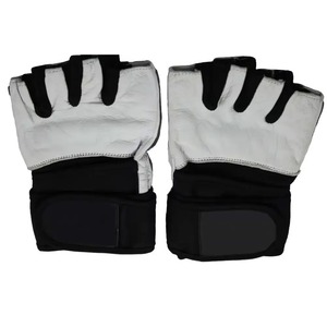 Moda gimnasio guantes deporte entrenamiento levantamiento de pesas Spandex levantamiento de pesas Fitness guantes personalizados Unisex precio barato - Product Image 6